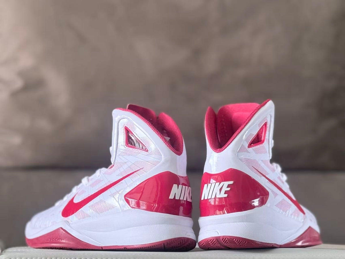 Nike Kobe 7 Basketball Shoes White and Red HD2010