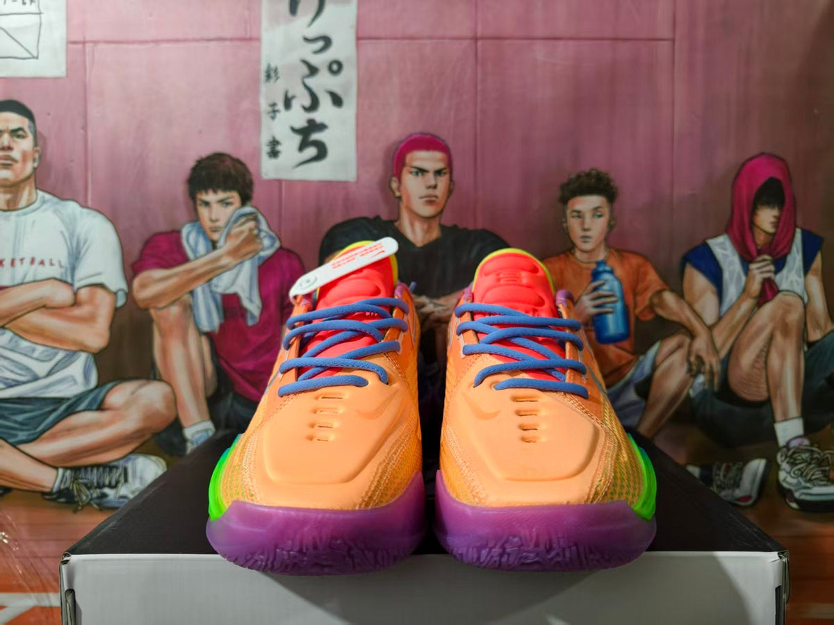 Nike Candy Basketball Sneakers Orange Purple Green