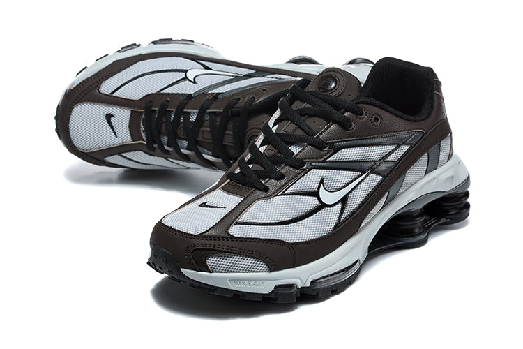 Nike Shox Ride 2 Sneakers in Brown and Silver