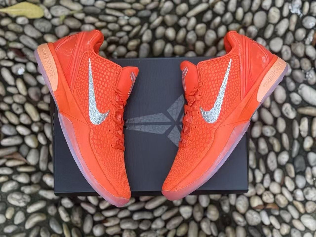 Nike Kobe 6 Basketball Sneakers Violent Orange