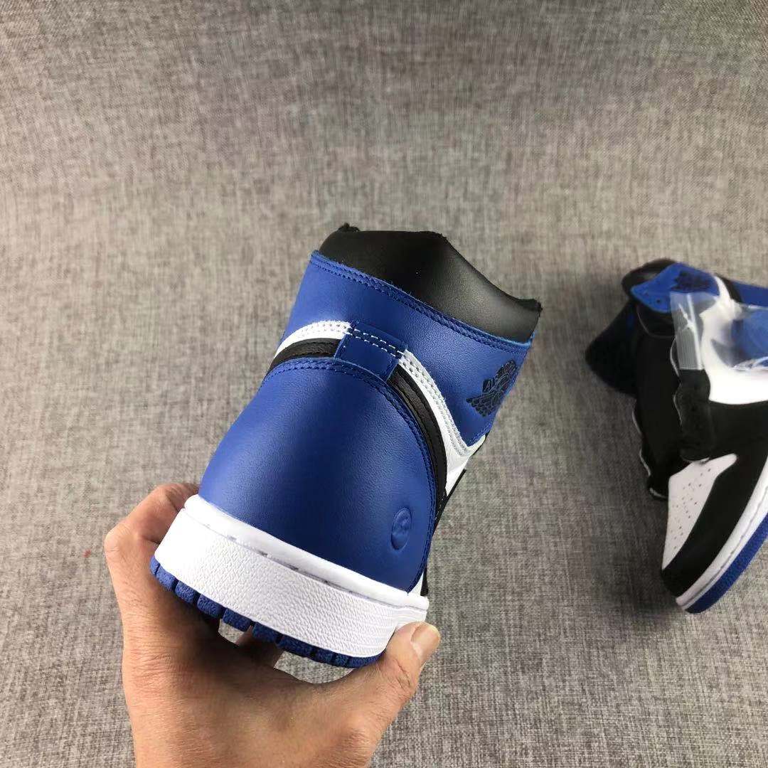 Air Jordan 1 Retro Fragment High Sneakers Black White Blue