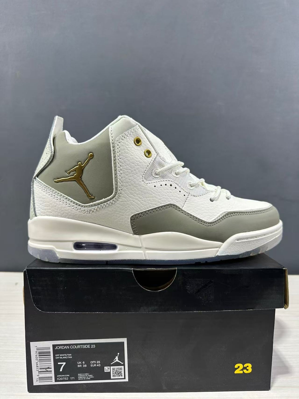 Jordan Courtside 23 Mid Sneakers Off-White Tan IQ9783-171