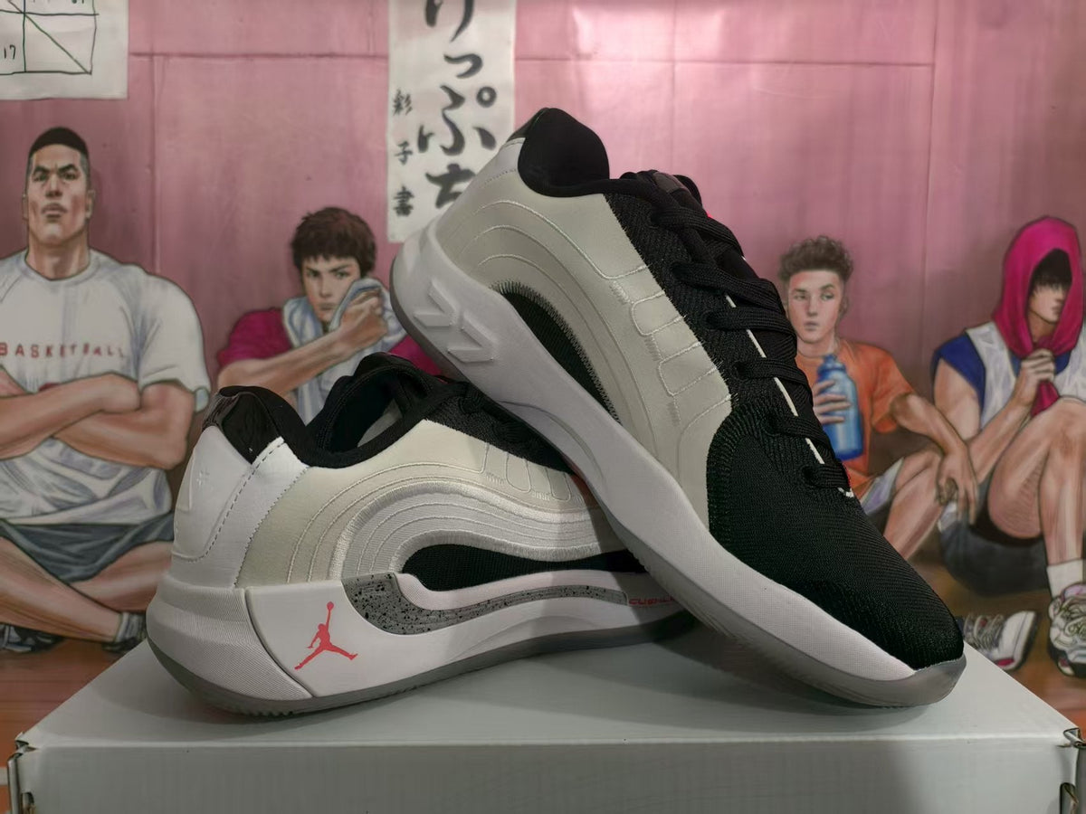 Jordan Luka 3 Basketball Shoes White Black Orange