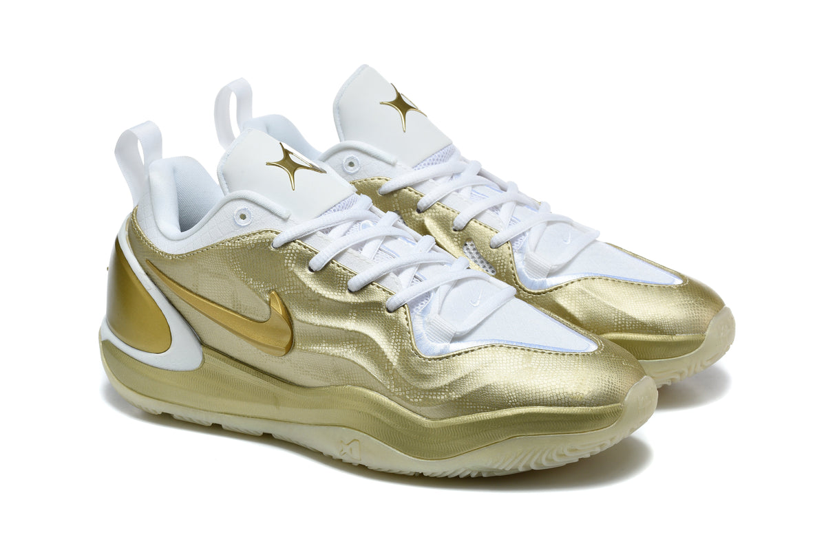 Nike 511-2 Basketball Sneakers White and Gold