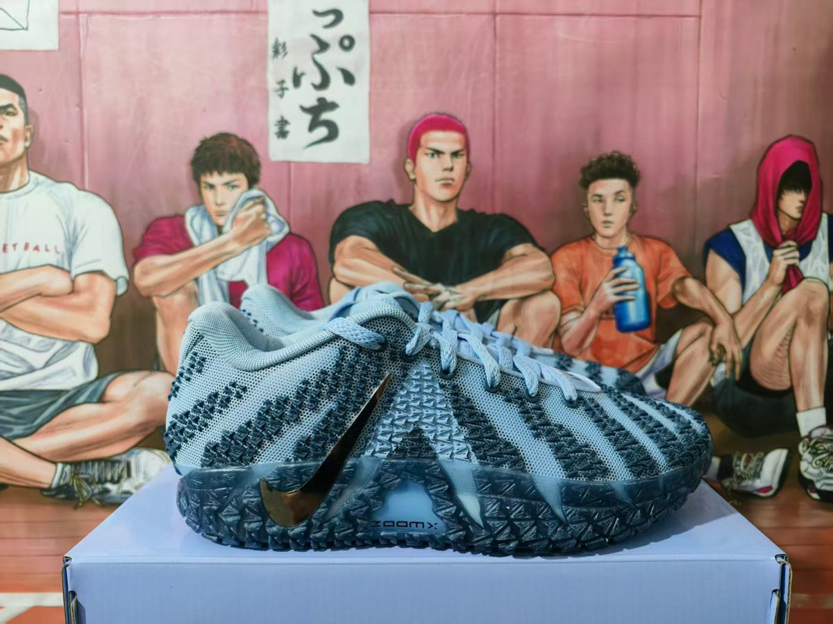 Nike Blue Textured Sneakers