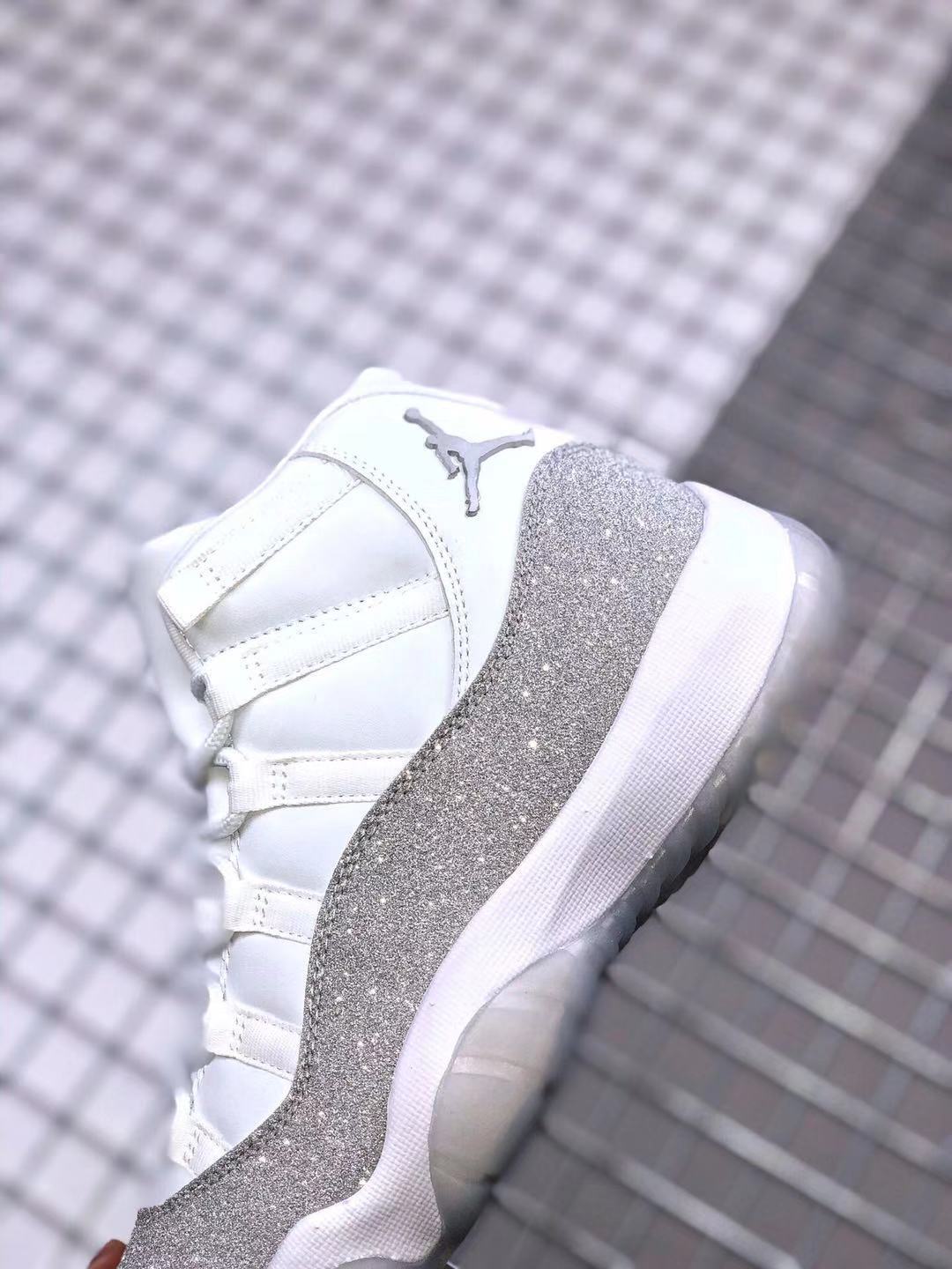 Jordan Air Jordan 11 WMNS White Glitter Sneakers