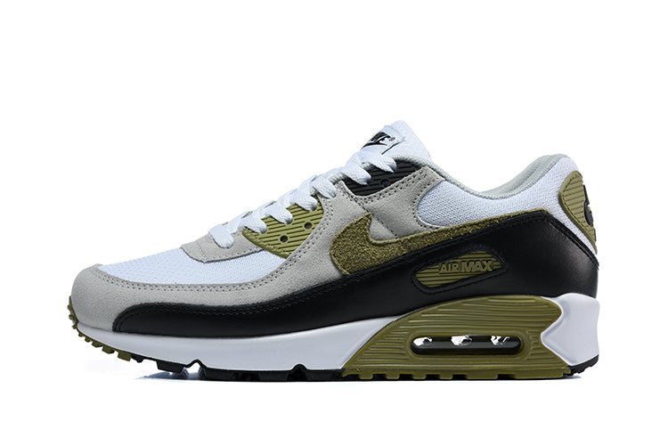 Nike Air Max 90 QS Sneakers in White, Black and Olive
