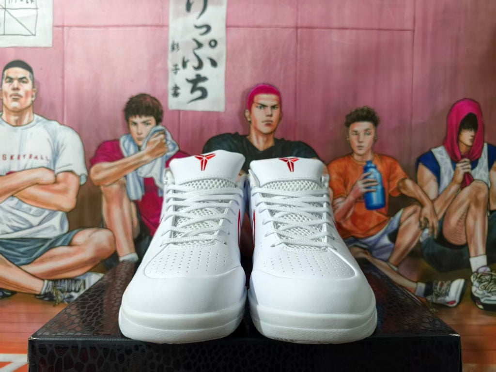Nike Kobe 4 Basketball Shoes White Red