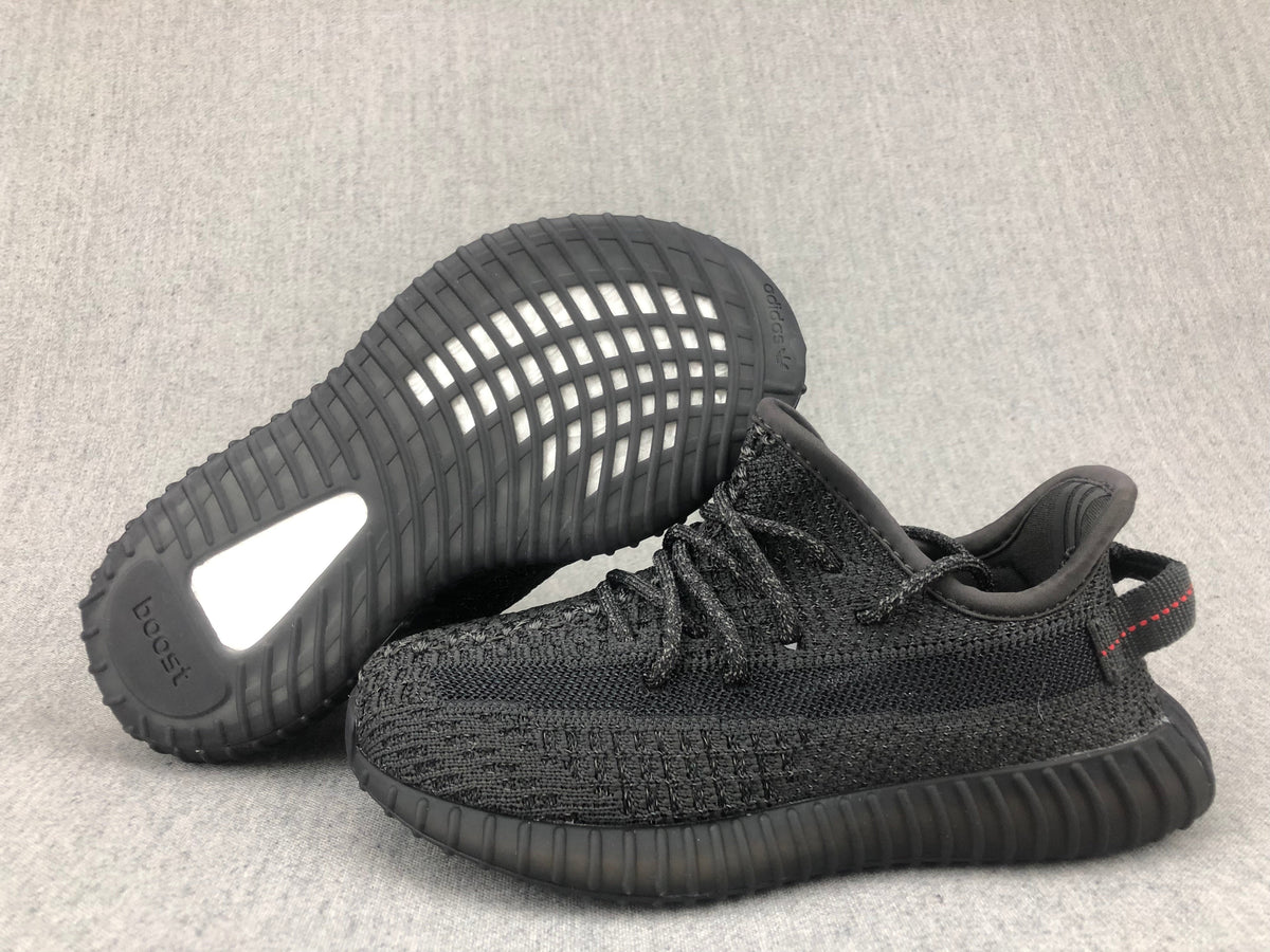 adidas Yeezy 350 V2 Kids Sneakers Black Reflective