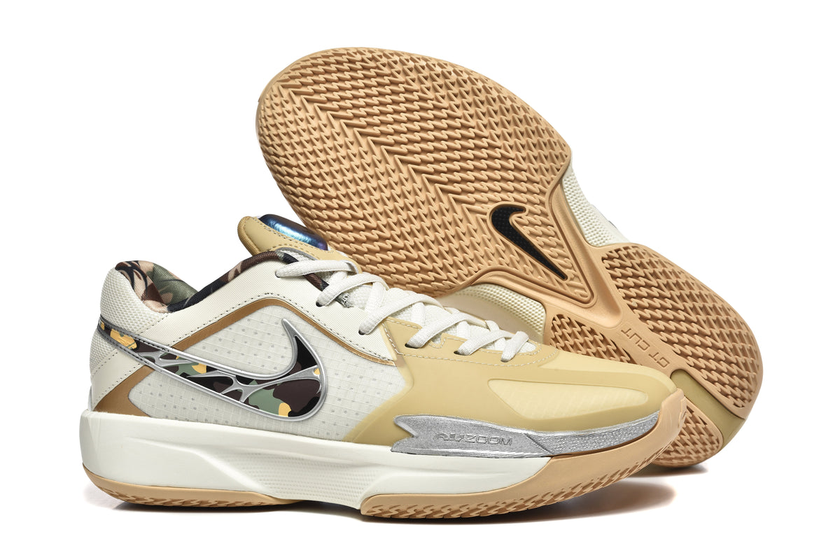 Nike HM3700-291 Basketball Sneakers Khaki/White