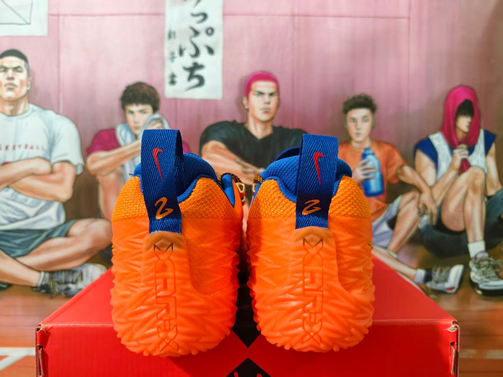 Nike Basketball Sneakers Sunset Orange Blue EU 36-46