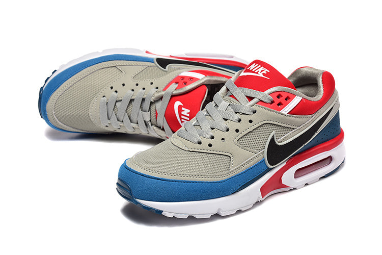 Nike Air Max BW Sneakers in Grey, Blue, Red and Black