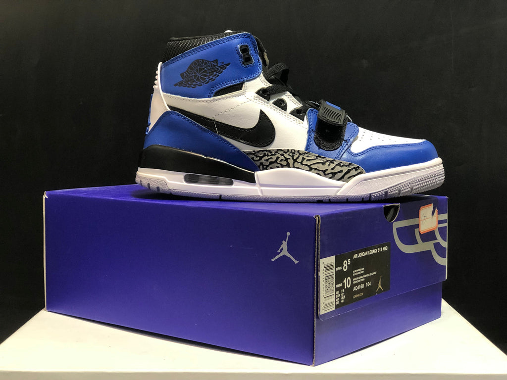 Don C x Air Jordan Legacy 312 White Blue AQ4160-104 Sneakers
