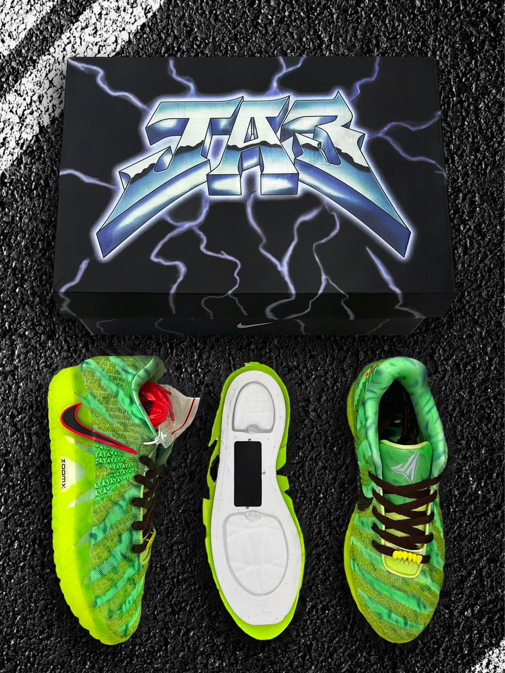 Nike HV9924-700 Halloween Green Sneakers