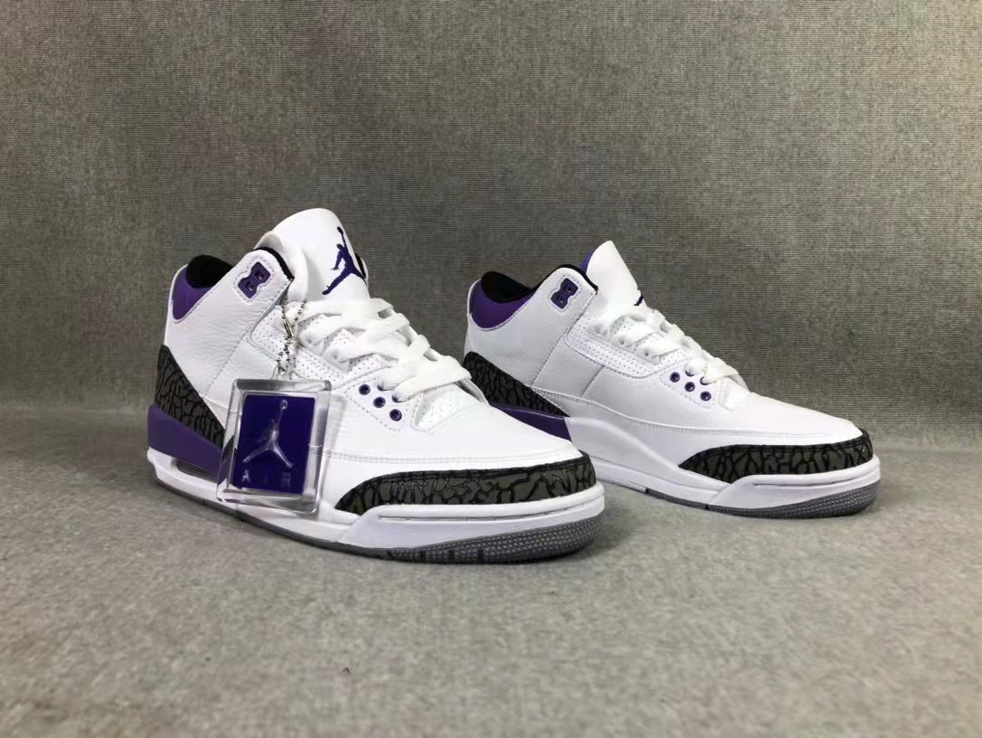 Jordan Air Jordan 3 SE Denim White/Purple Sneakers