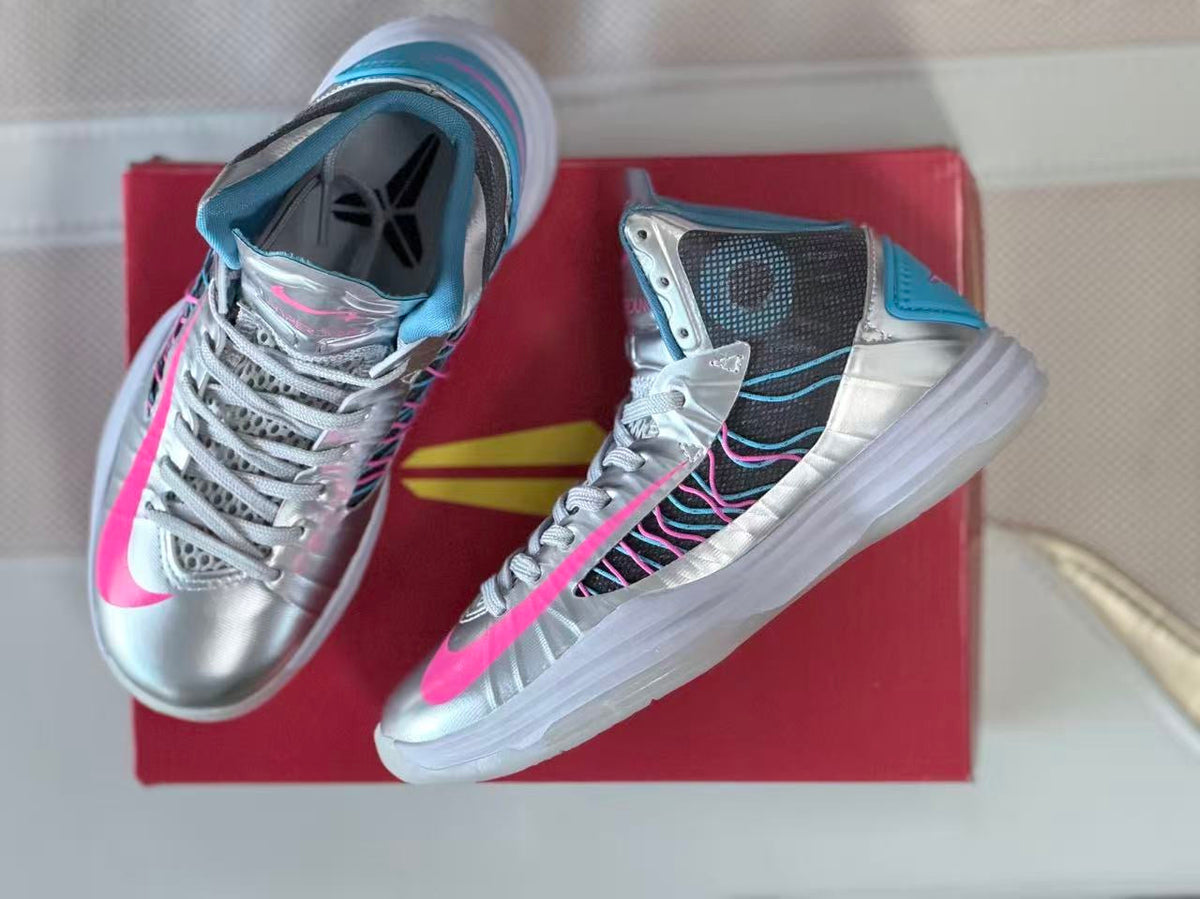 Nike HD2012 Kids High-Top Sneakers Silver