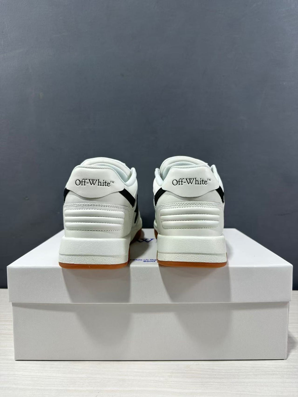 Off-White Out Of Office White Black Low-Top Sneakers