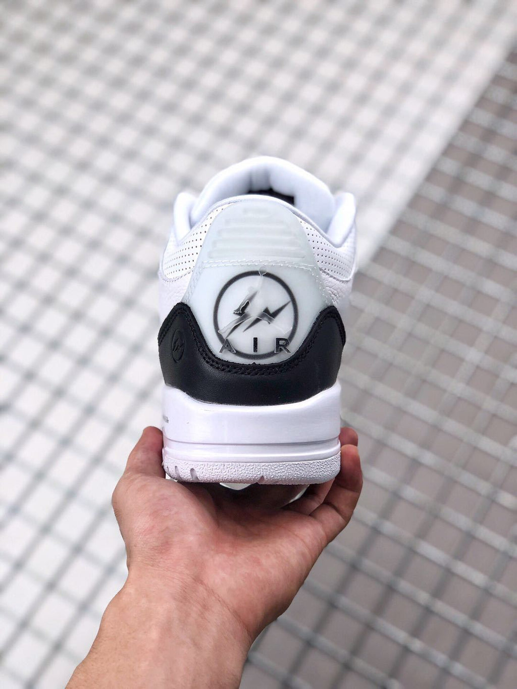 Fragment x Air Jordan 3 Sneakers White Black