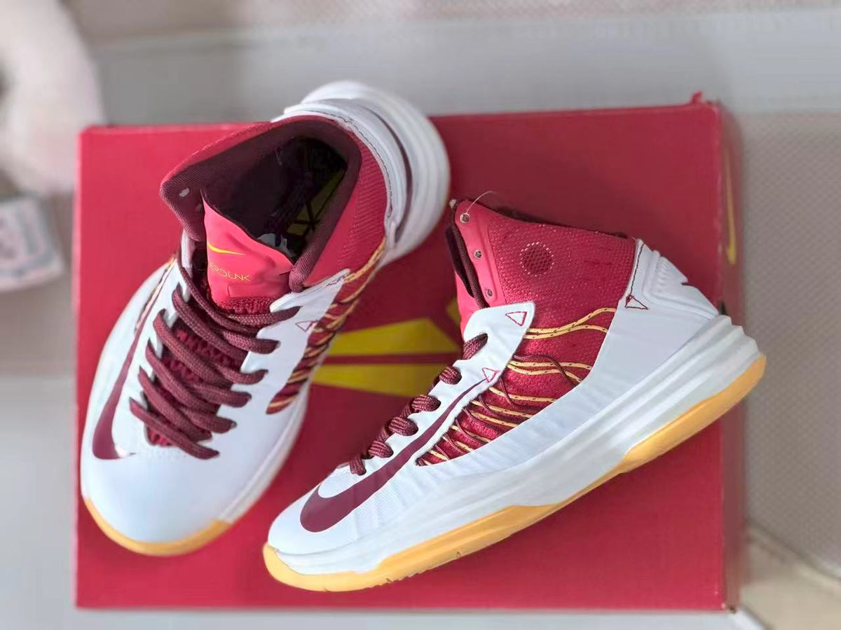 Nike Hyperdunk 2012 Kids Basketball Shoes Red White Yellow