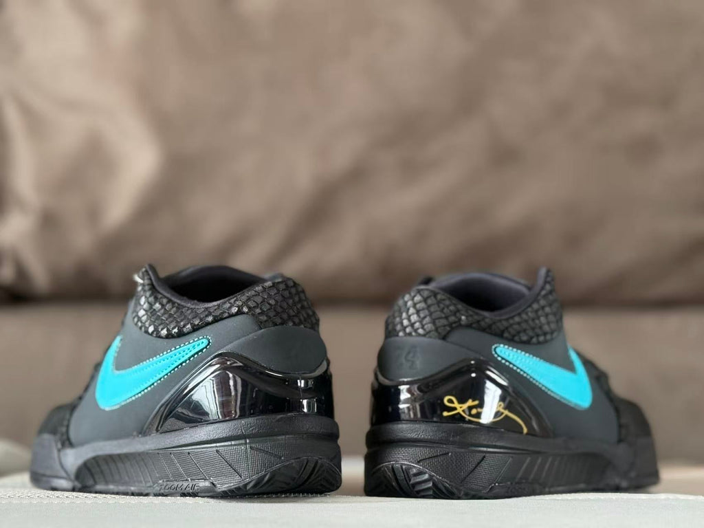 Nike Kobe 4 Black Mamba Tiffany Basketball Sneakers