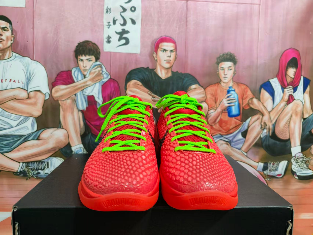 Nike Zoom Sneakers Red Black Neon Green Reverse Green Hornet