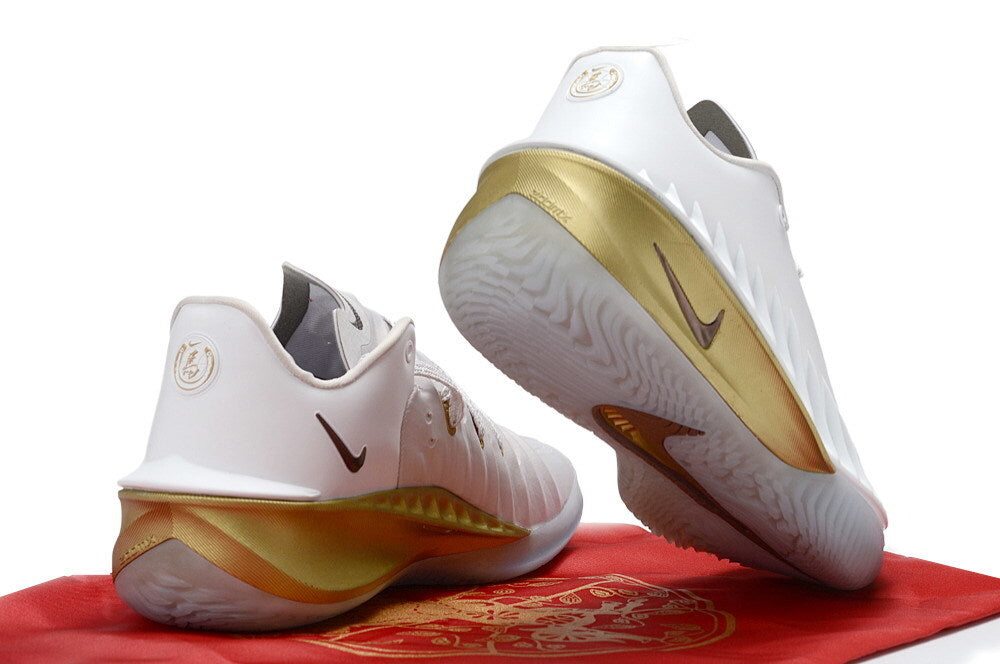 Nike Year of the Horse Basketball Shoes White Gold