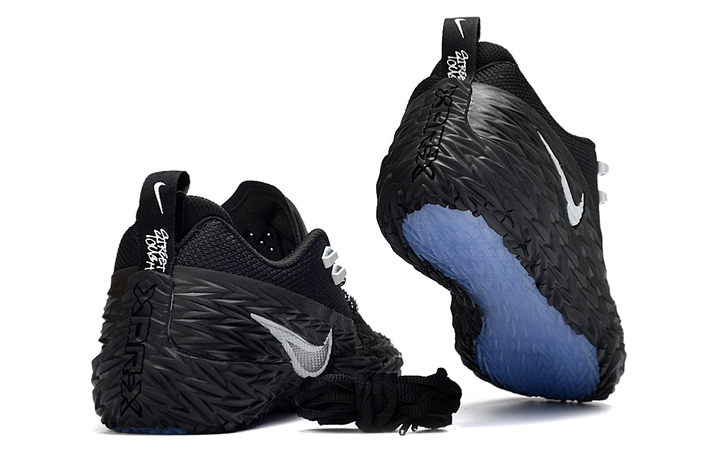 Nike ST Charge Basketball Shoes – White, Black & Grey/Coral