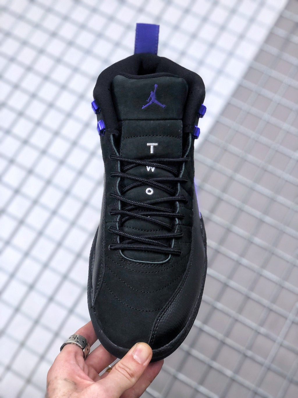 Air Jordan 12 Dark Concord Black Purple Sneakers CT8013-005