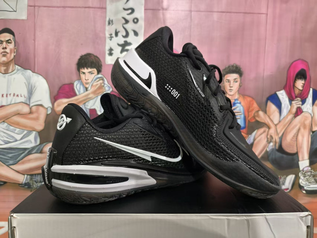 Nike Black White GT Basketball Sneakers