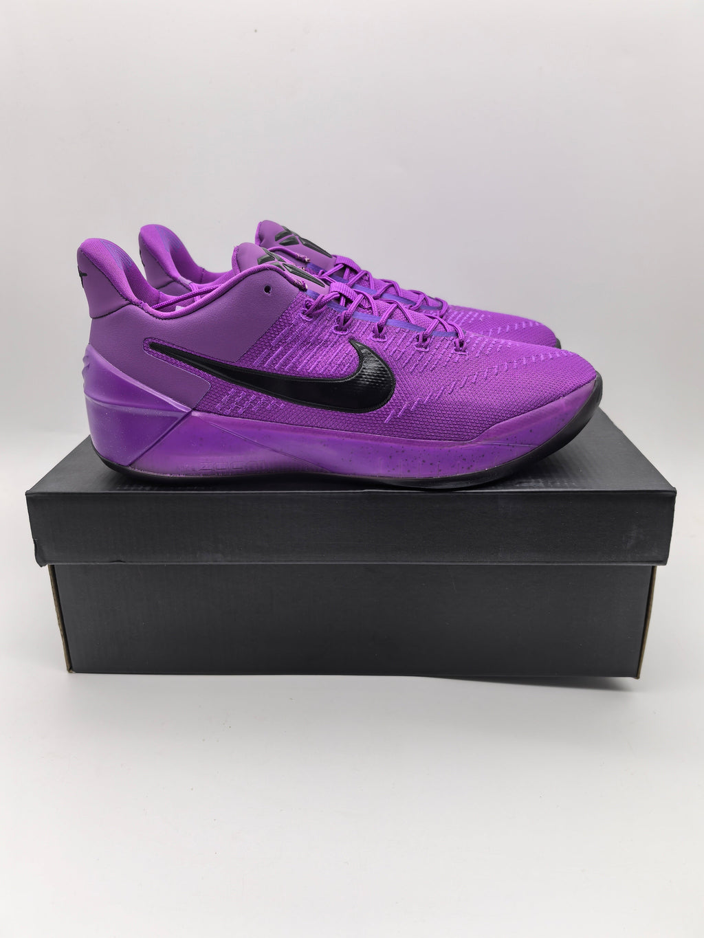 Nike Purple Basketball Sneakers with Black Swoosh