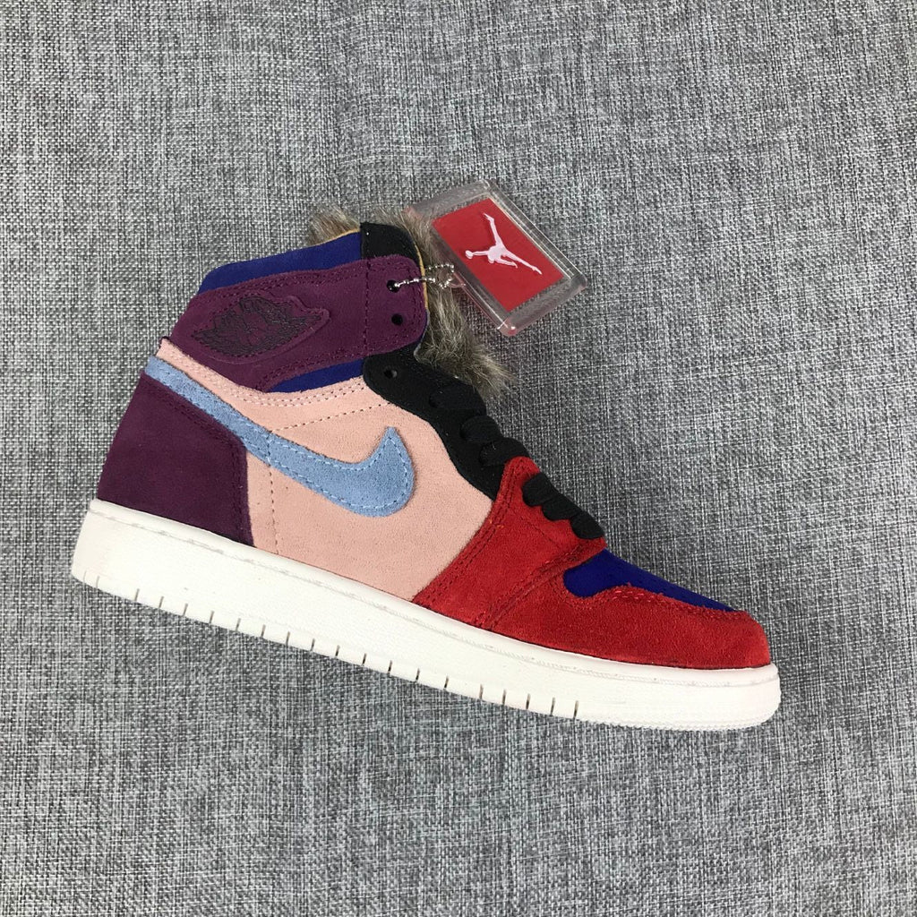Air Jordan 1 Retro High OG GG Sneakers Red Multicolor