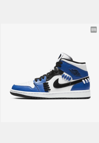 Jordan High-Top Sneakers Blue White Black CV0152-401
