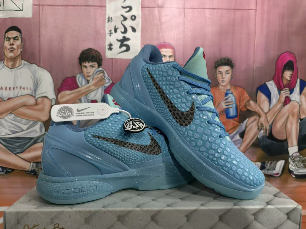 Nike Kobe Basketball Sneakers Blue Ice Style