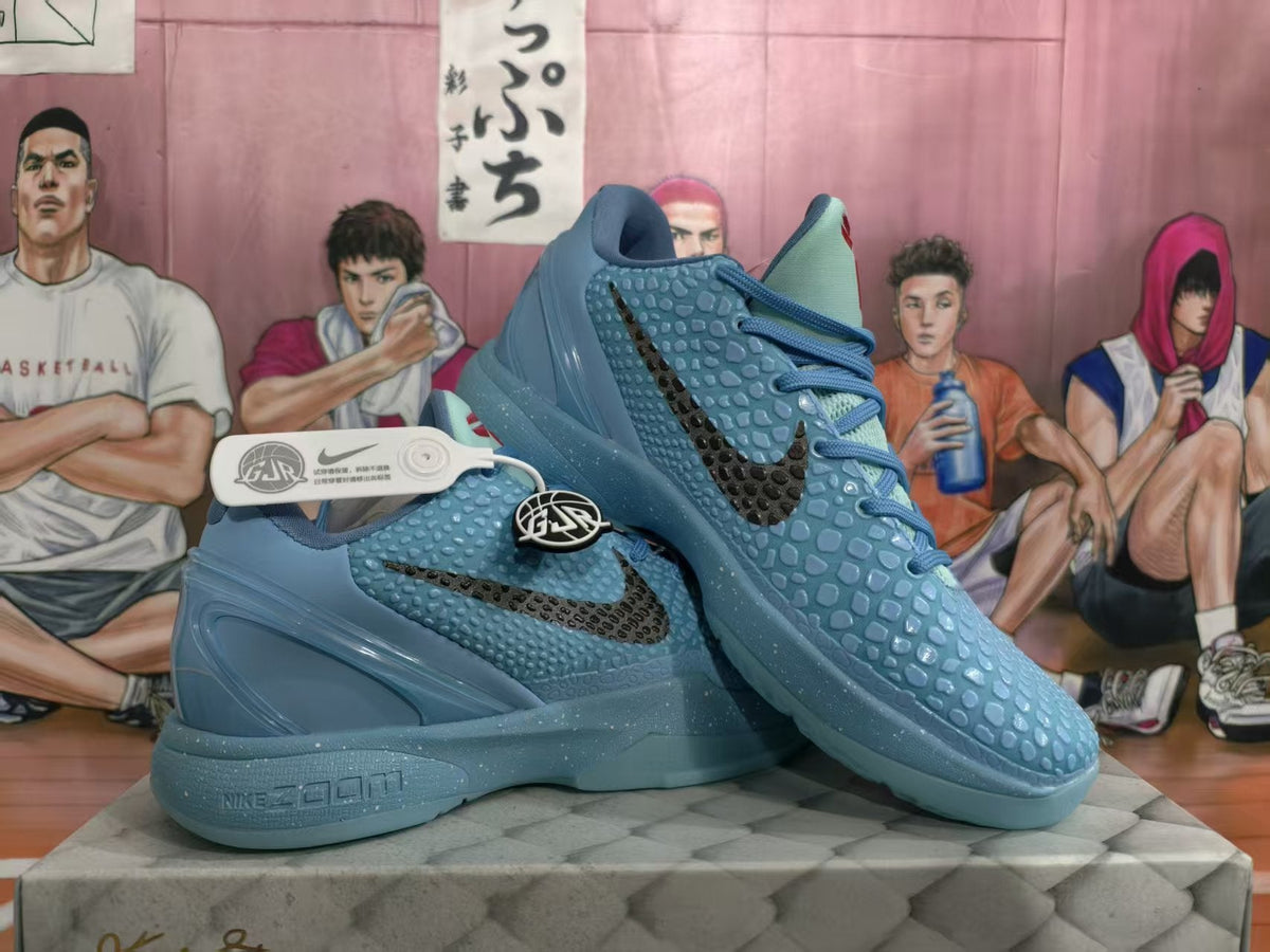 Nike Kobe Basketball Sneakers Blue Ice Style
