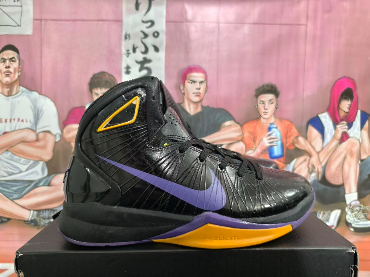 Nike LeBron 7 Lakers Black and Purple Basketball Shoes