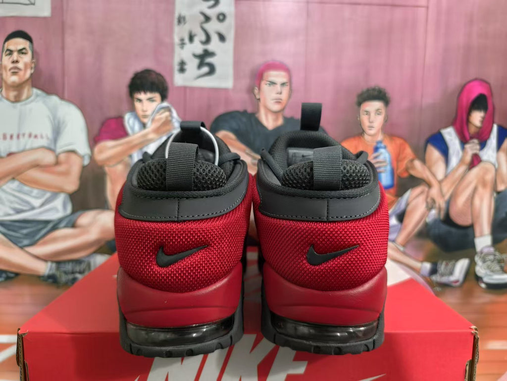 Nike Red and Black Basketball Sneakers