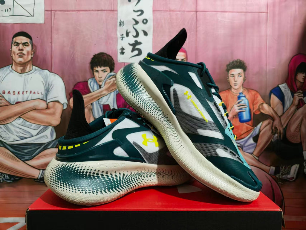 Under Armour HOVR Basketball Shoes White Green
