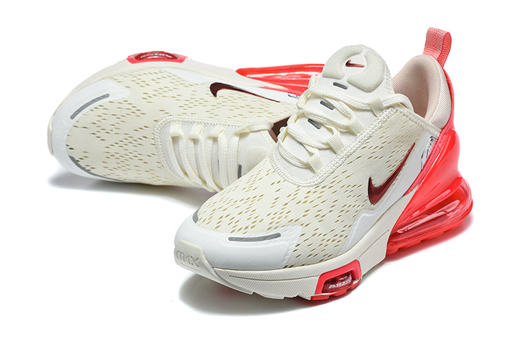 Nike Air Max 270 Premium Sneakers White and Red