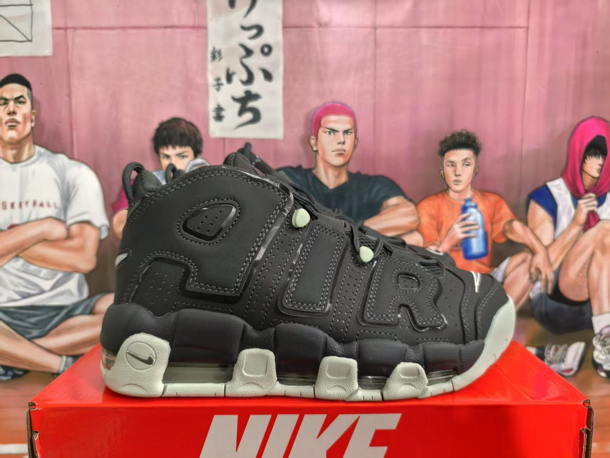Nike Air Basketball Sneakers Black Grey Green