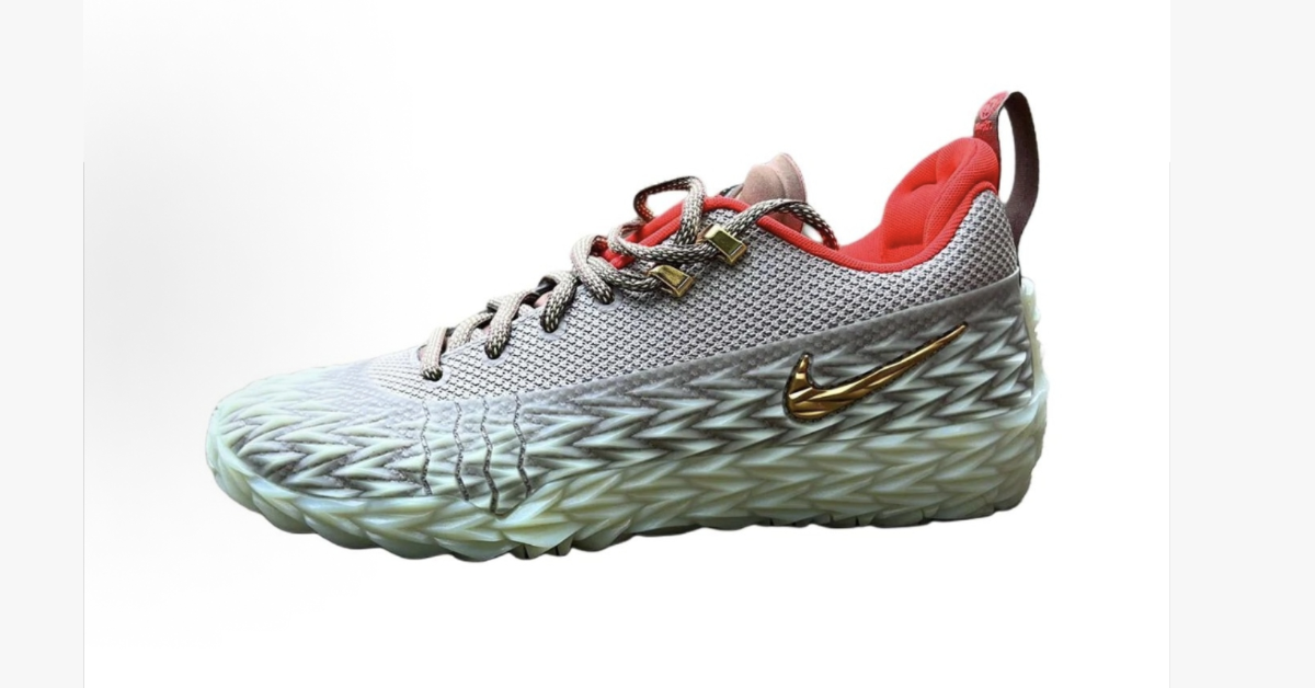 Nike LeBron 17 Low Gray Basketball Shoes