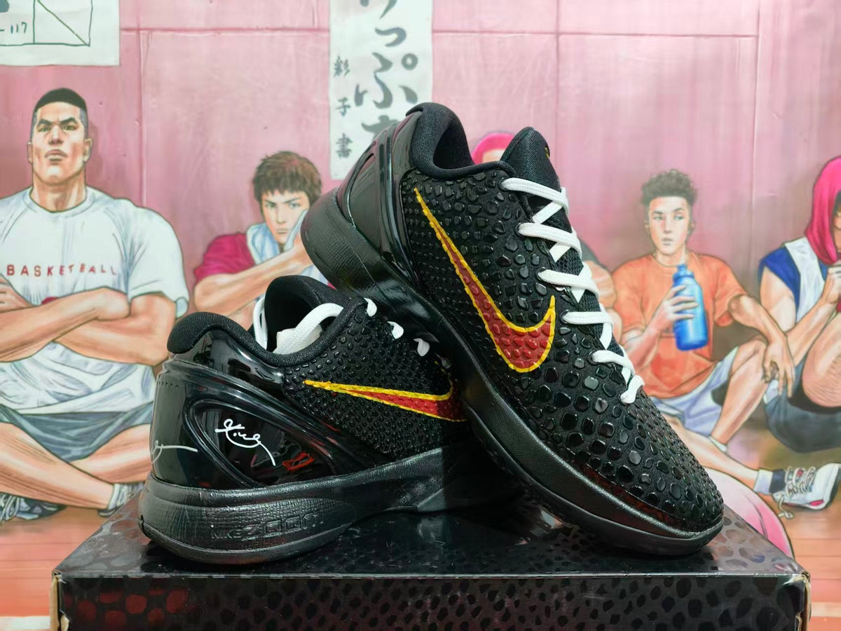Nike Kobe 6 Black Basketball Shoes