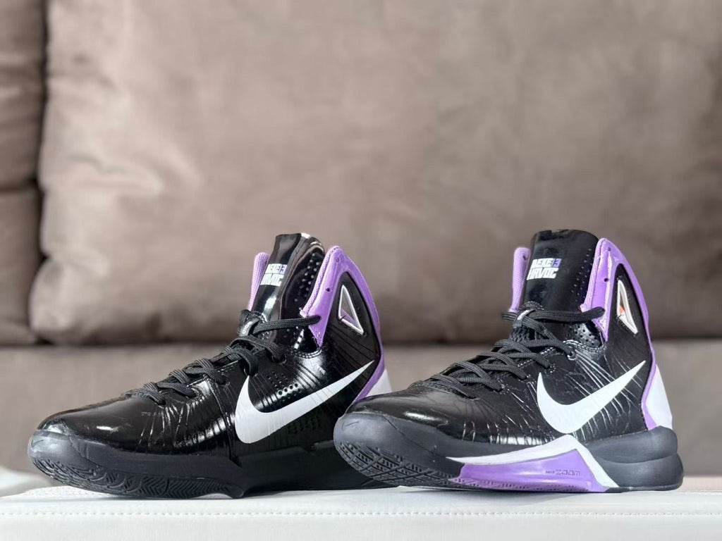 Nike Zoom Kobe 7 Basketball Shoes Black White Purple