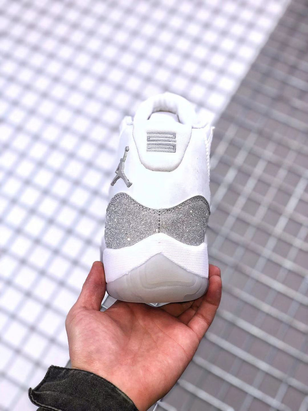 Jordan Air Jordan 11 WMNS White Glitter Sneakers