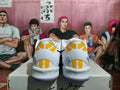 Nike Basketball Sneakers White Black Purple with Character Graphic