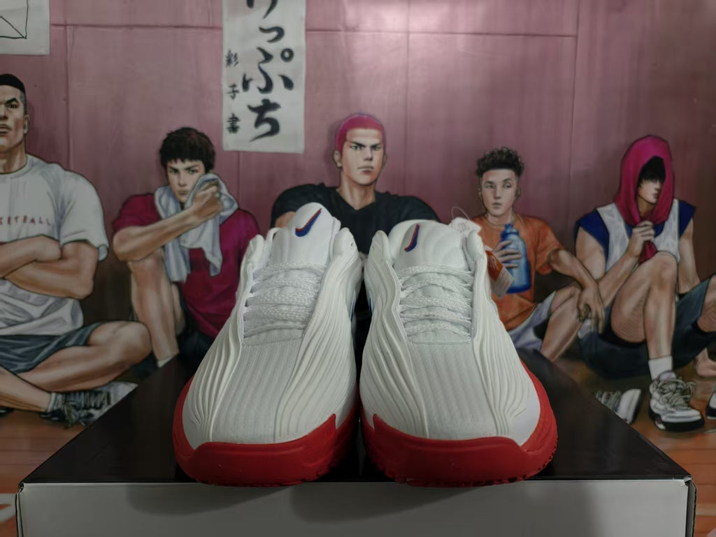 Nike Basketball Shoes White Blue Red