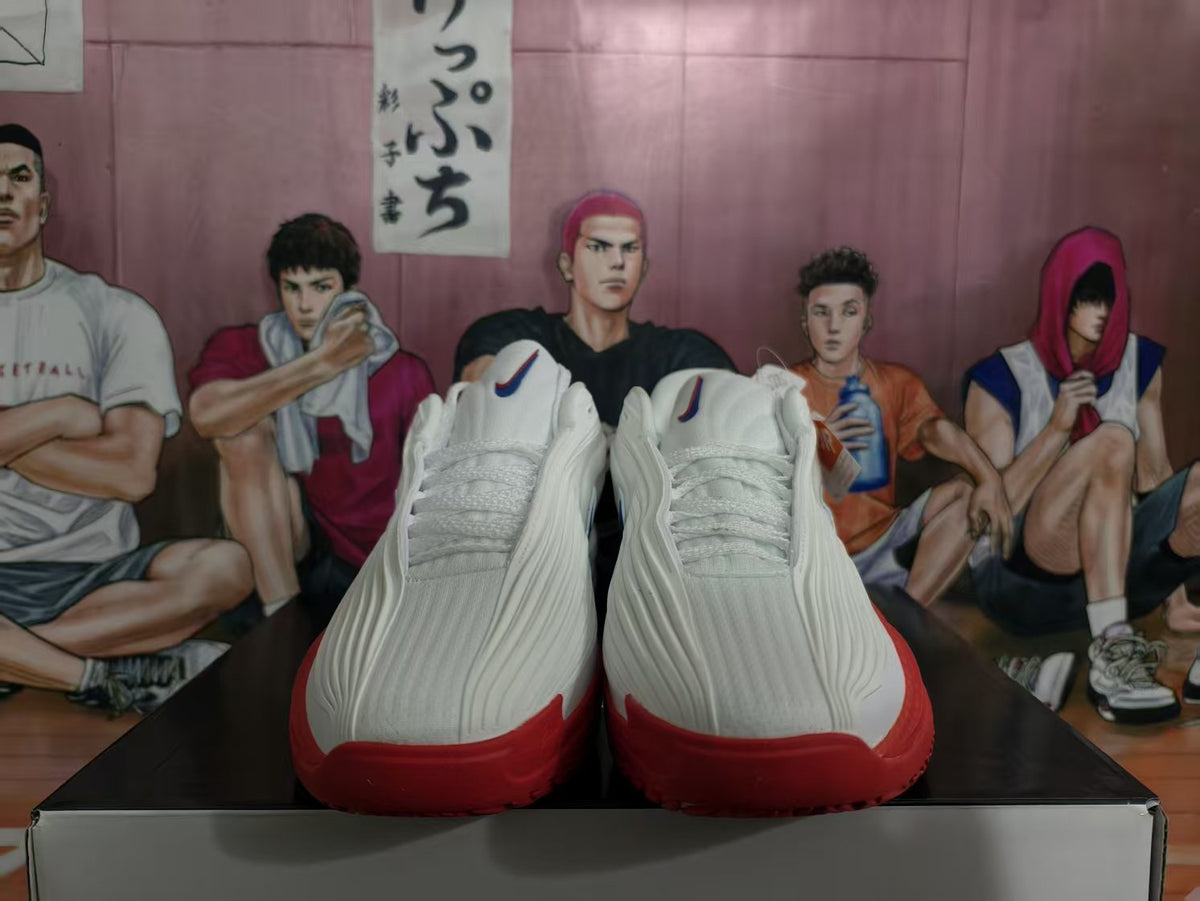 Nike Basketball Shoes White Blue Red