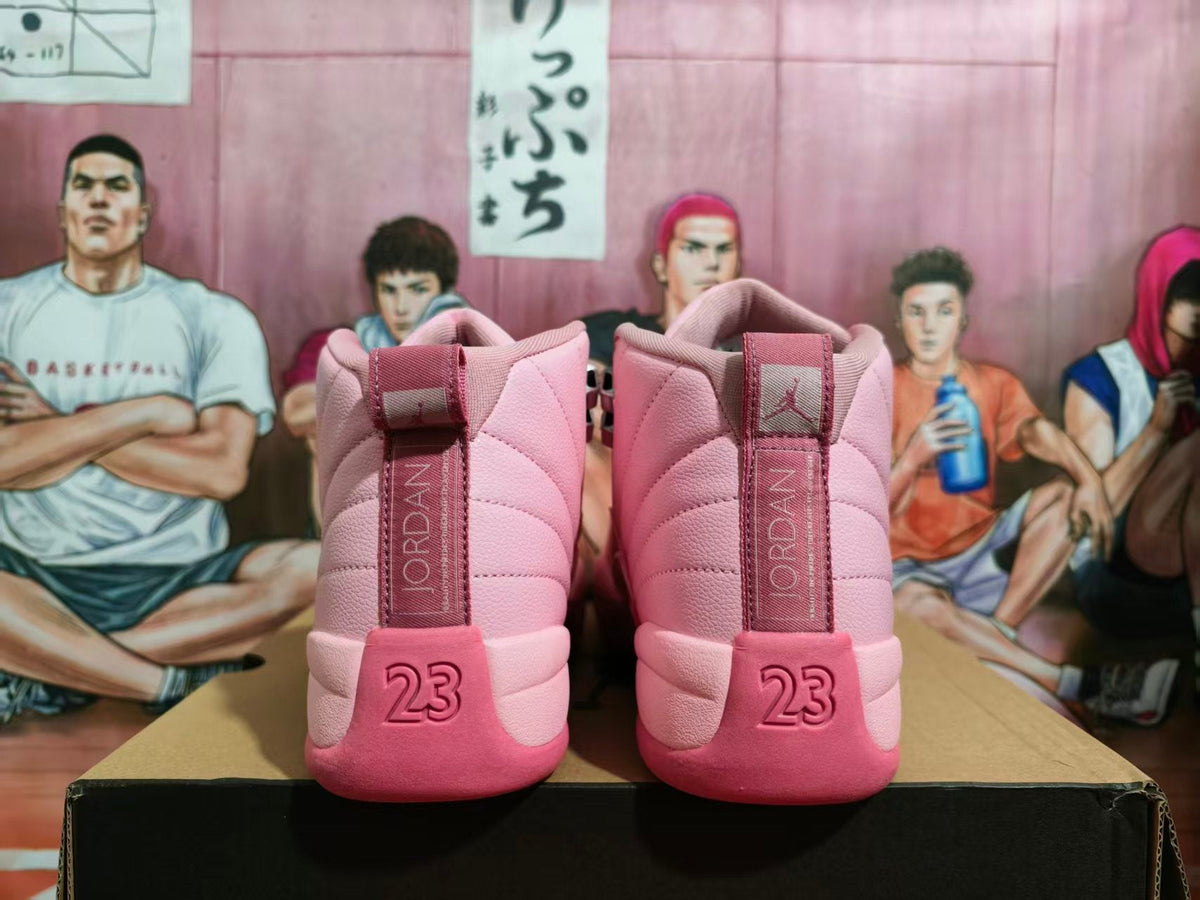 Jordan 12 Pink Basketball Sneakers