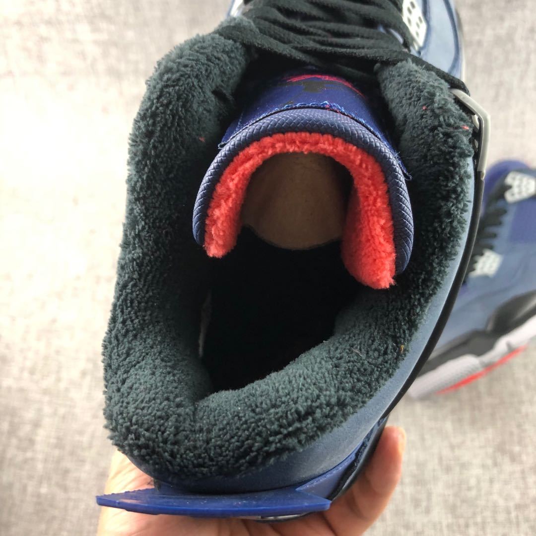 Jordan Air Jordan 4 Little Eminem Navy Sneakers