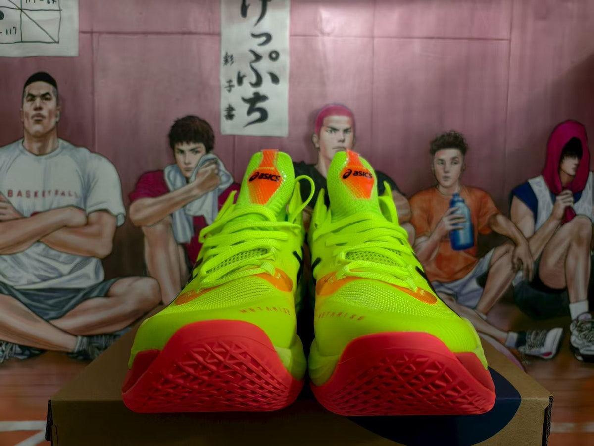 ASICS METARISE Basketball Shoes Fluorescent Green