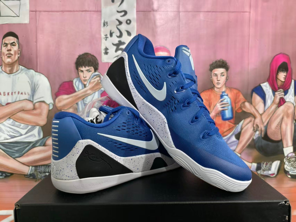 Nike Kobe Basketball Shoes, Blue and White